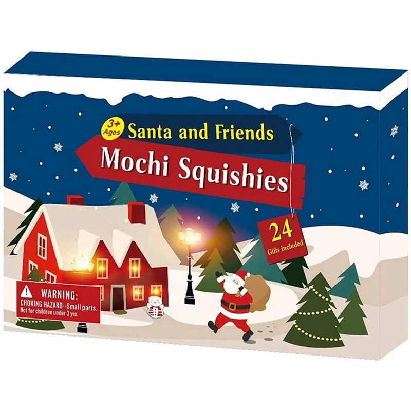 

Advent Calendar 2021 Christmas Sensory Fidget Toys Set 24 Days Countdown Calendar, Surprises Christmas Gift Box For Kids
