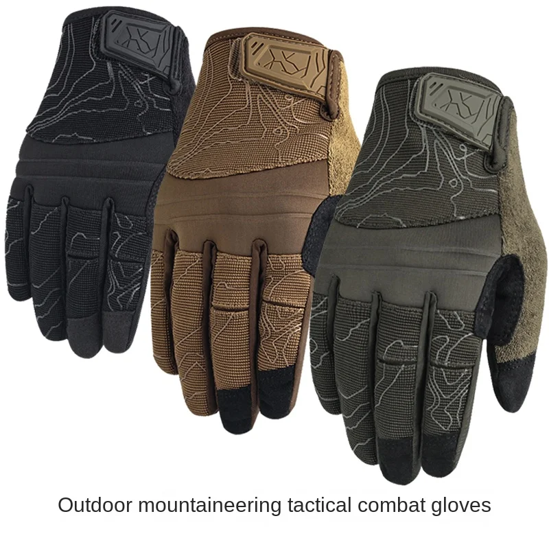 

Tactical Shooting Gloves Sports Outdoor Mountaineering Cycling Gloves Black Green Od Gray-Brown CB