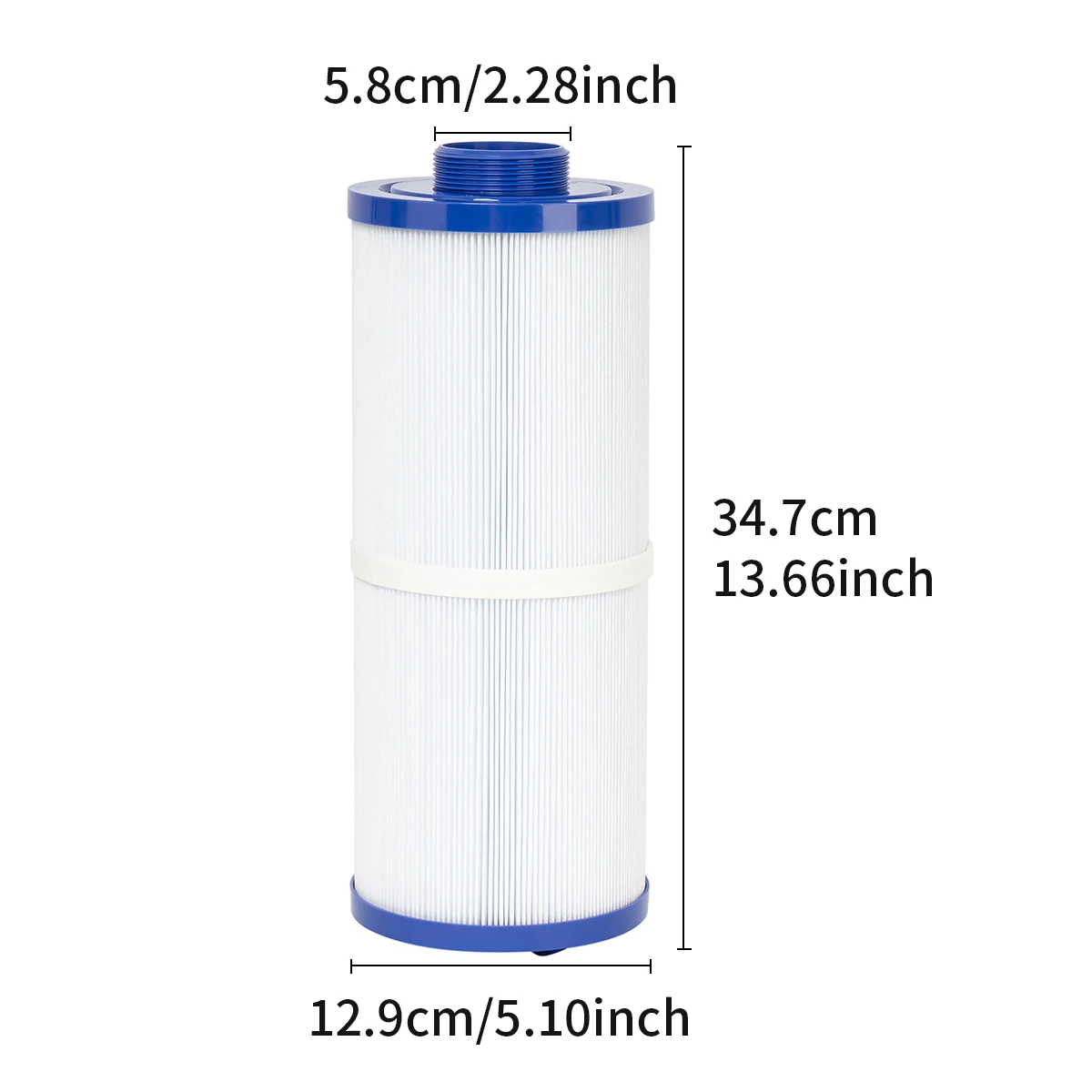 Фото Фильтр для спа-бассейнов 5CH-502 с мелкой ниткой для Pleatco PPM50SC-F2M, Unicel 5CH-502, Filbur FC-0195, Marquis Spa 20091, 20041, 370-0237 №2
