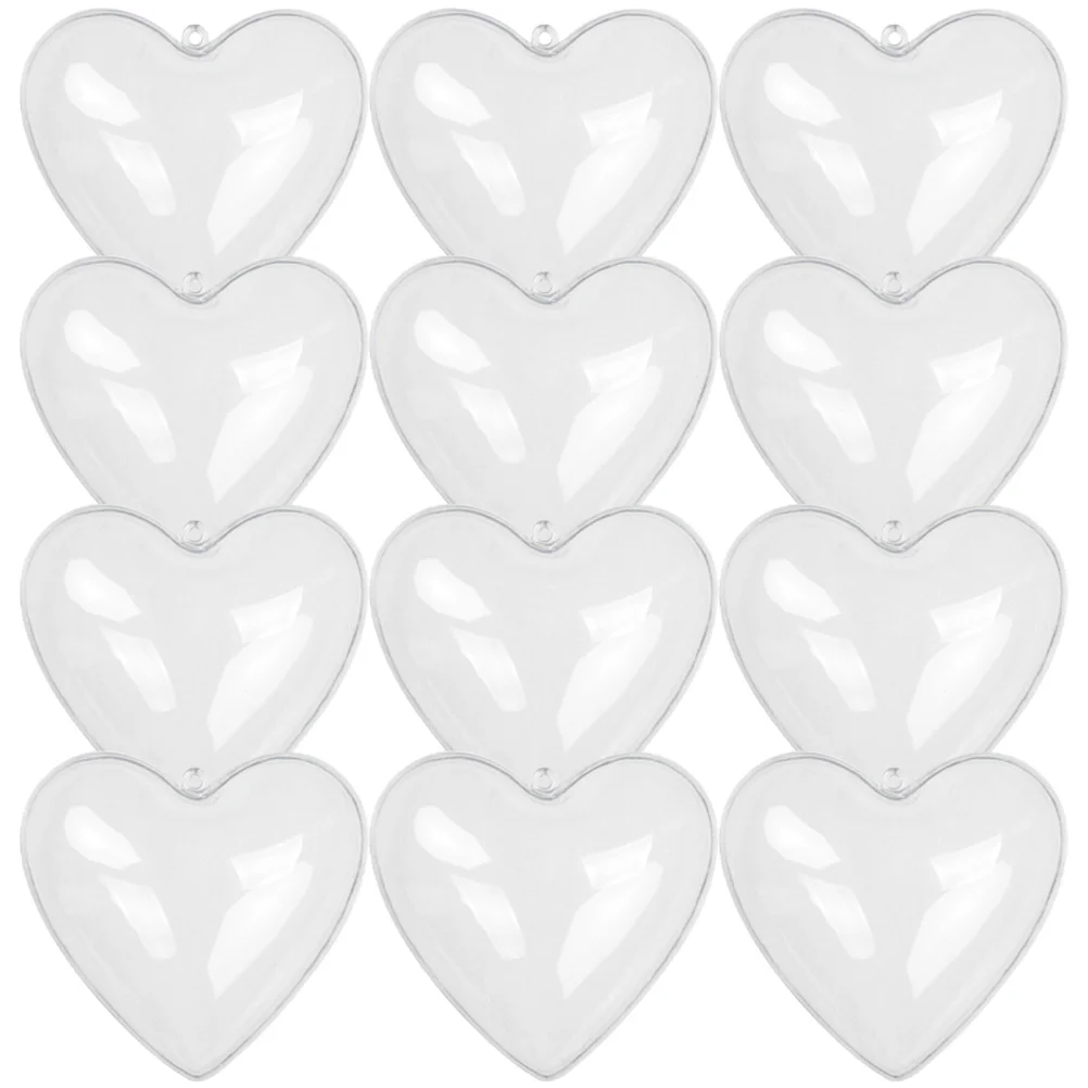 

Christmas Clear Ornaments Ballsfillable Heart Tree Boxboxes Hanging Ornament Decorations Baubles Pendant Transparentshape