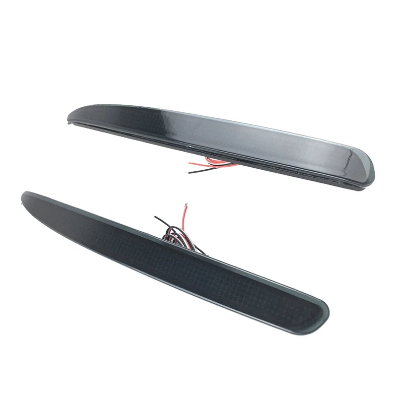 

1Pair Rear Bumper Light Smoked Lens LED Rear Bumper Reflector Tail Brake Stop Light For Mazda 6 2003-2008