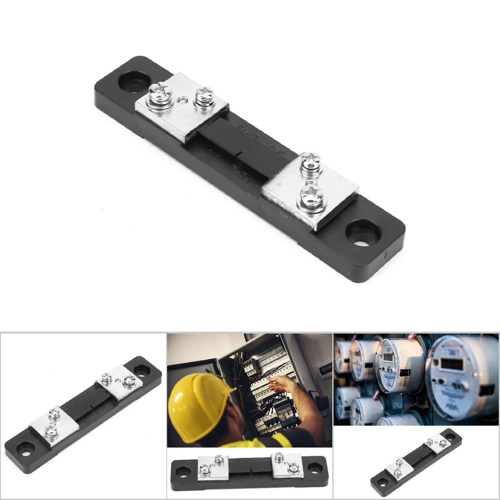 Шунтирующий резистор тока AMP 50A/100A 75 мВ FL-2 для аналогового измерителя цифрового