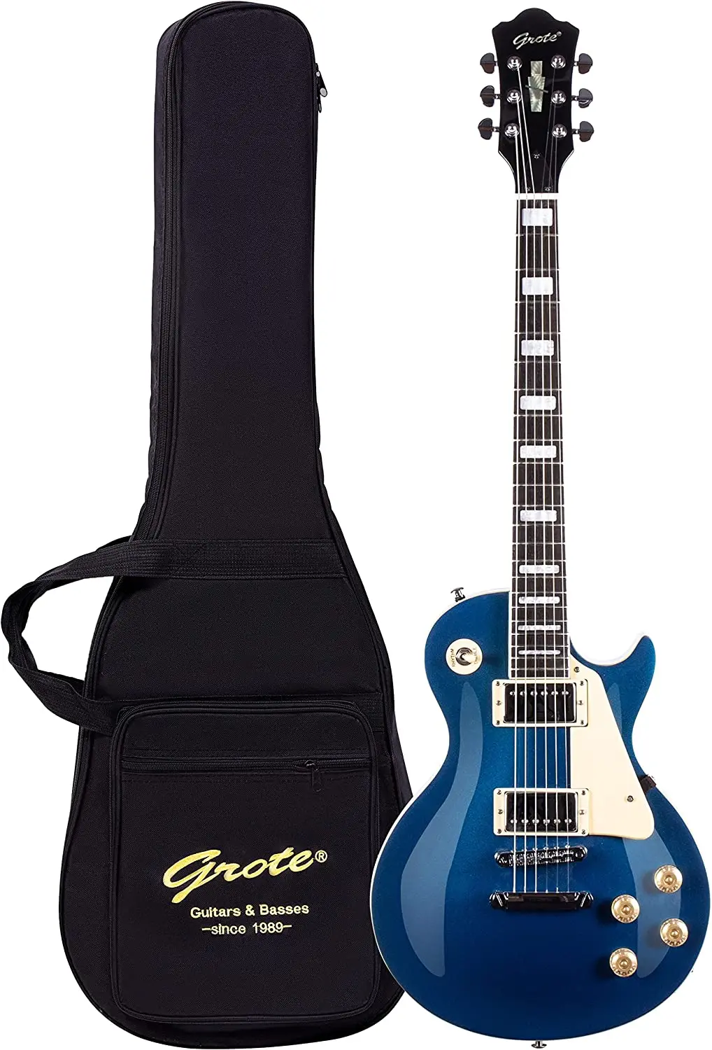 Classic Grote Chibson Solid Body Electric Guitar Stainless Steel Frets Tune-O-Matic Bridge with Gigbag Picks
