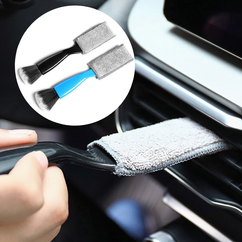 

Car Air Outlet Cleaning Dust Removal Soft Brush Multifunctional Auto Air Conditioning Brushes Car Interior Cleaning Tools 1Pc