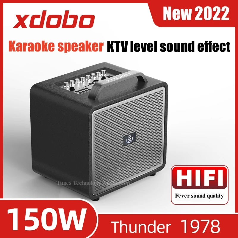 

Xdobo Thunder 1978 150W High-power Audio Super Bass Stereo DJ Bluetooth Speakers Portable Wireless BT Karaoke Party Box Boombox