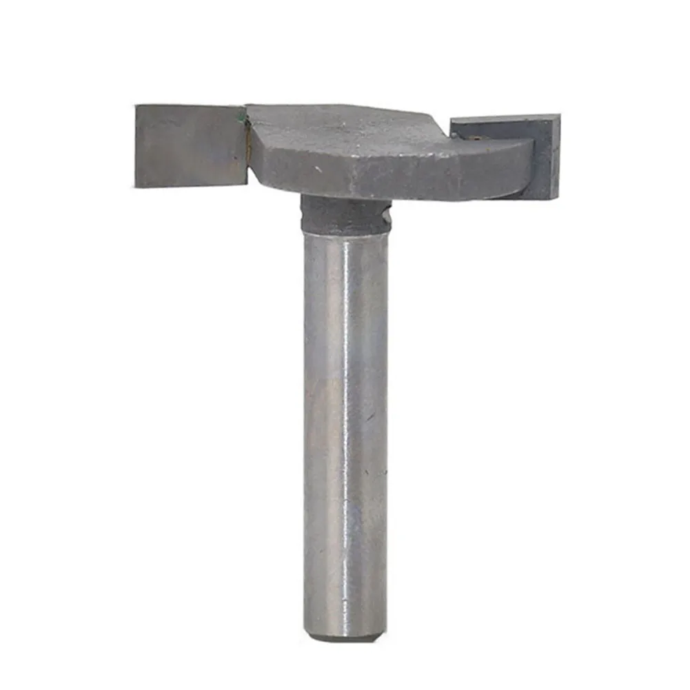 

1/4 Inch Straight Shank T Slot Router Bit T-Track Woodwork Milling Cutter Tool Straight Edge T-knife 1/4*1/4