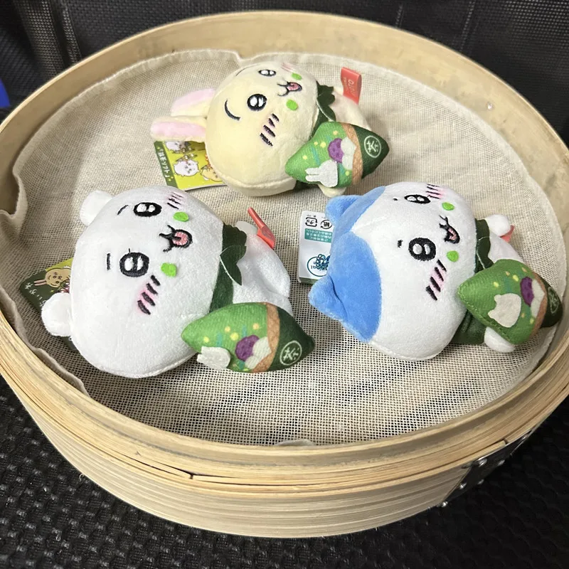 Фото Мягкие игрушки-куклы Chiikawa Summit Kyoto Matcha Series в виде милых животных, подвесные украшения, брелоки, в наличии, подарок, Usagi Chii Hachiwera №4