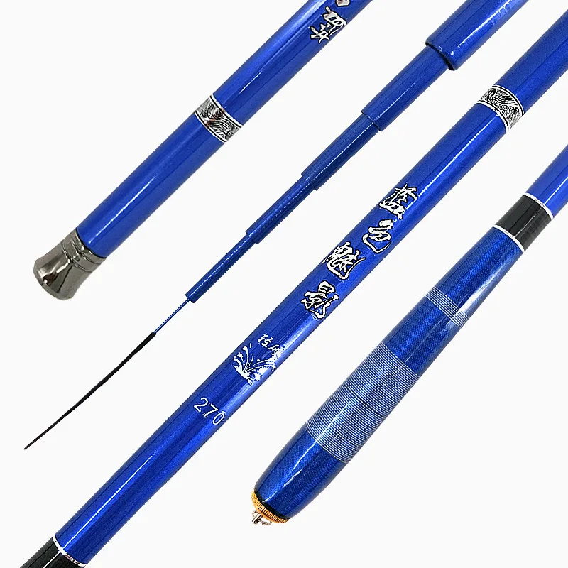 

Carbon 19-Key Ultra Light Super Short Section Hand Fishing Rods Super Stiff Tone Beautifully Painted Fishing Rods Fishing Gear