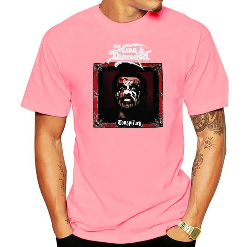 

Camiseta negra del rey del diamante, Retrato del destino MERCYFUL, HEAVY METAL