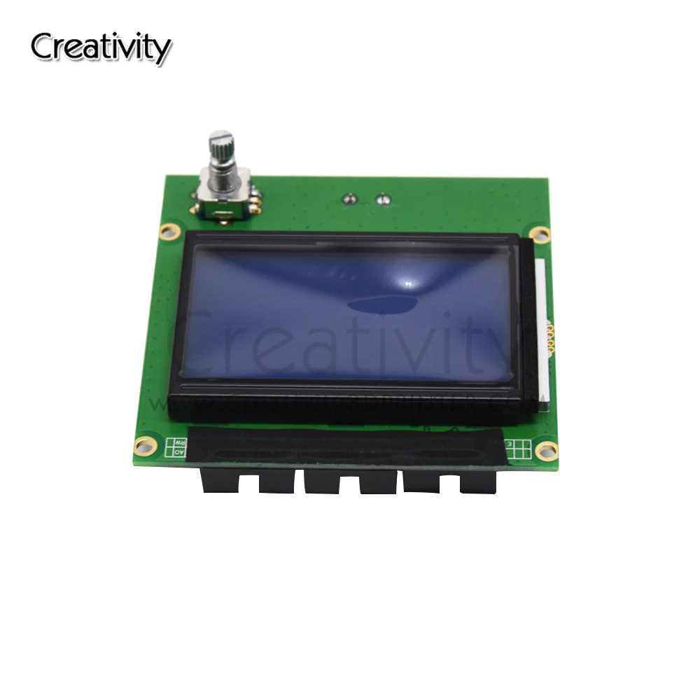 12864 контроллер ЖК-экрана RAMPS 1.4 дисплей синий экран + кабель для CREALITY 3D Ender 3