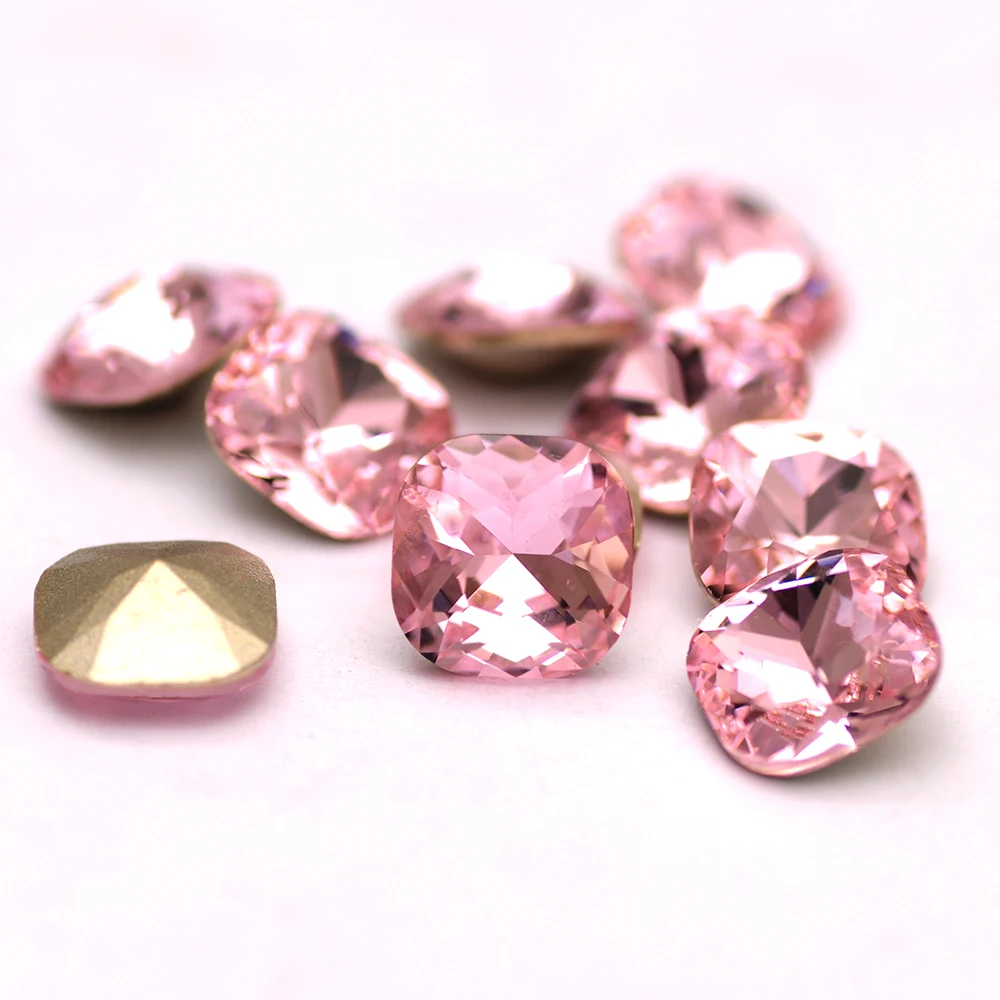 Стразы для дизайна ногтей CTPA3bl 4470, 8 мм, 10 мм, 12 мм, 3D стеклянные кристаллические ногти, розового цвета