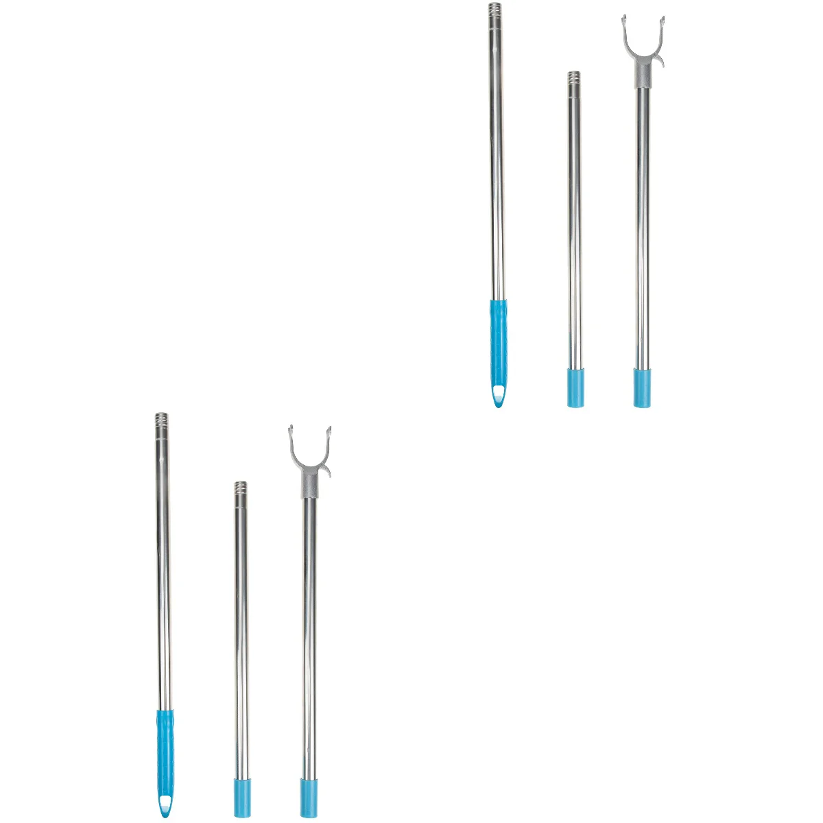 

Pole Hook Clothes Rod Reach Retractable Closetgarment Stick Telescopingreaching Retriever Disc Clothing Essentials Room Living