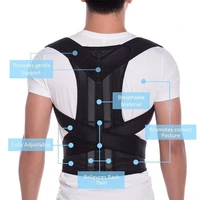 back support posture corrector for men women brace trainer providing pain relief neck back shoulder posture spine corrector
