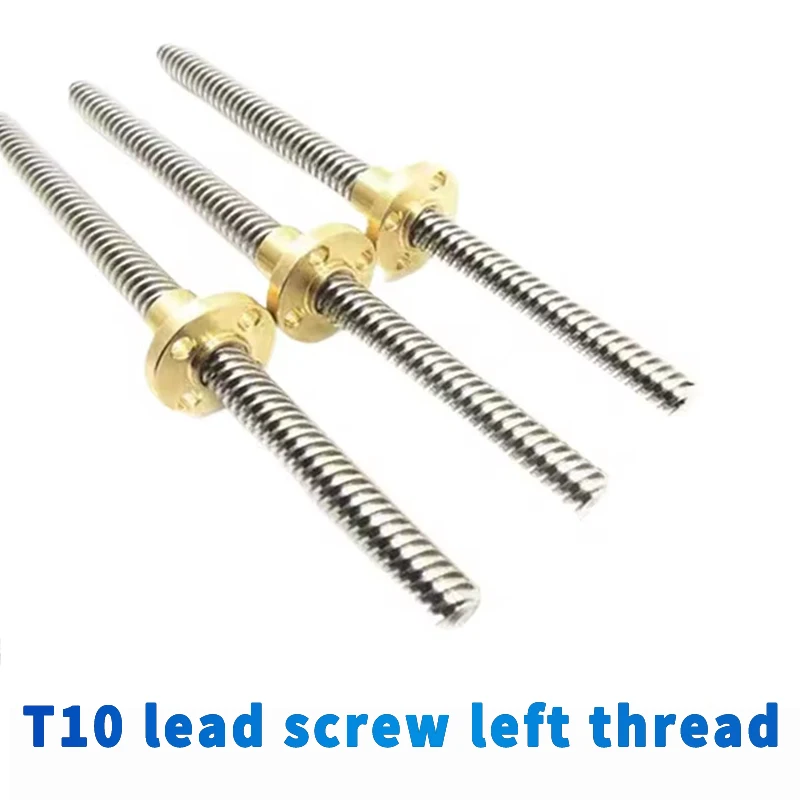 

Ходовой винт T10 левая резьба нержавеющая сталь 100/150 мм