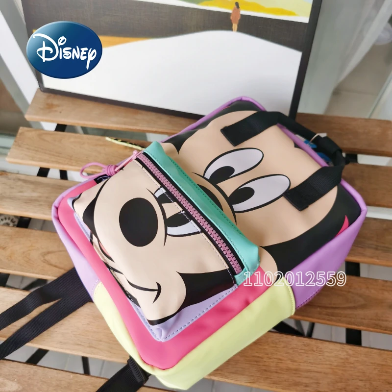 Disney Mickey's Original New Children's Backpack Luxury Brand Men's and Girls' Backpack High-quality Cartoon Fashion Schoolbag