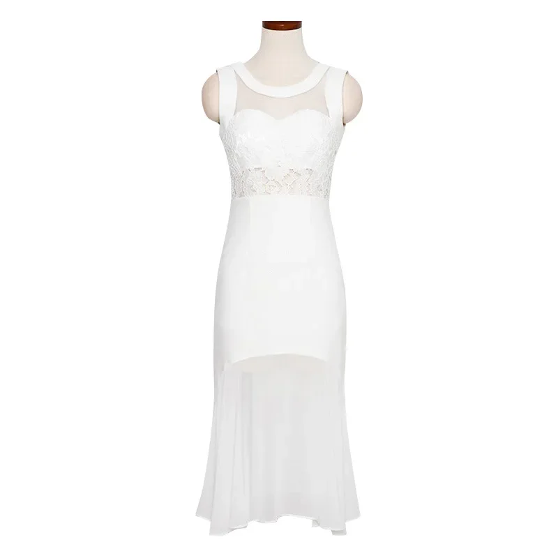 Лето 2023 новый стиль корейская версия облегающее женское платье длиной до талии