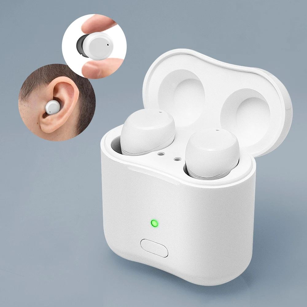 XceeFit интеллектуальные слуховые аппараты белого цвета микрофон устройства