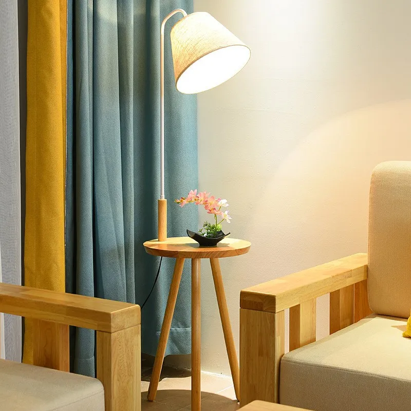

Тканевый абажур, напольная лампа E27 220 В для журнального столика, напольная Лампа для гостиной, спальни, отеля, Современная хлопковая лампа и...