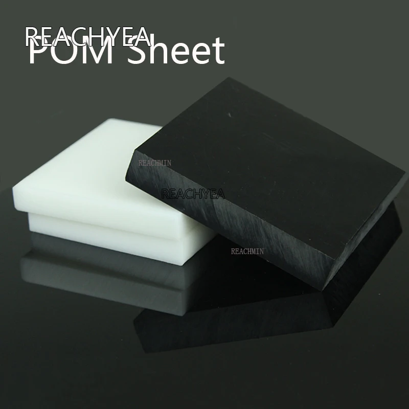 

Black/White POM Sheet Board Hard Plastic Polyoxymethylene Plate Thickness 5 6 8 10 Mm CNC Model Board DIY Raw Material