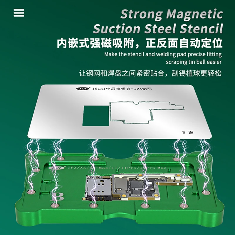 Оловянная посадочная платформа BGA для материнской платы крепление реболлинга