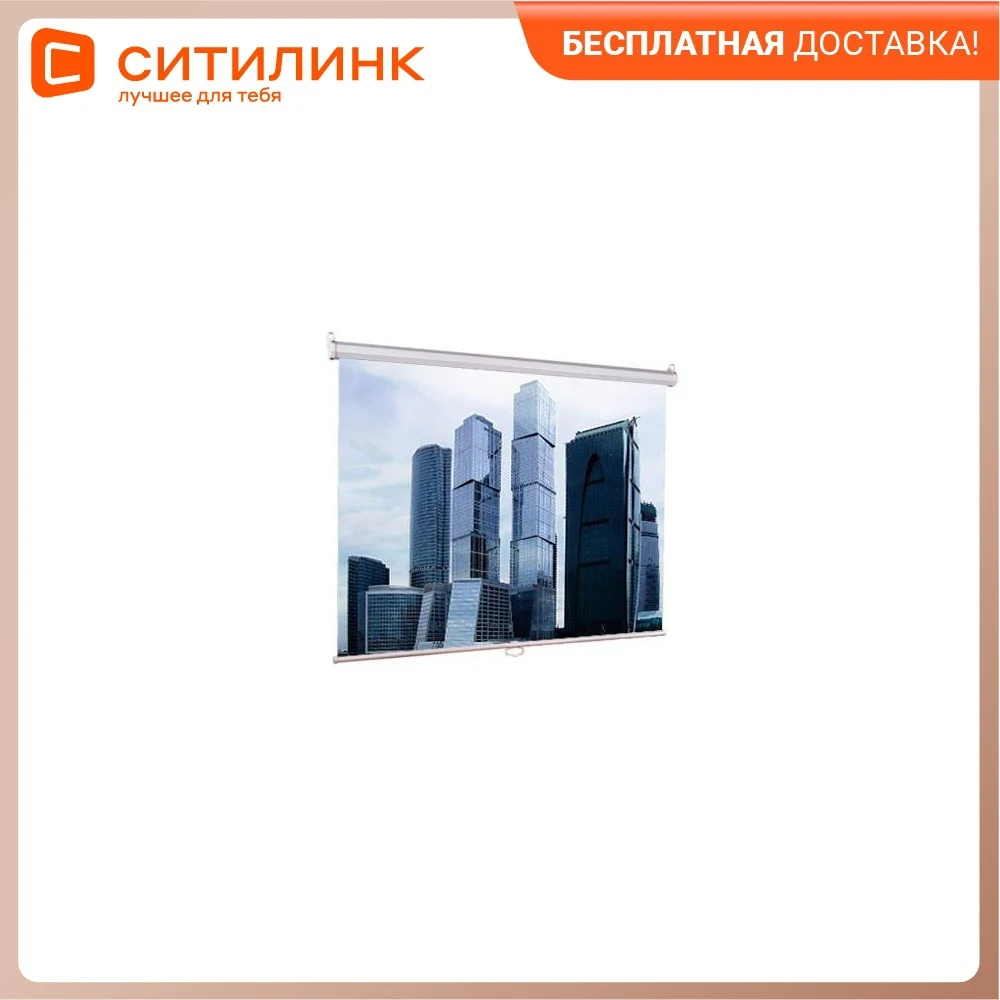 Экран LUMIEN Eco Picture LEP-100102 180х180 см 1:1 настенно-потолочный | Электроника