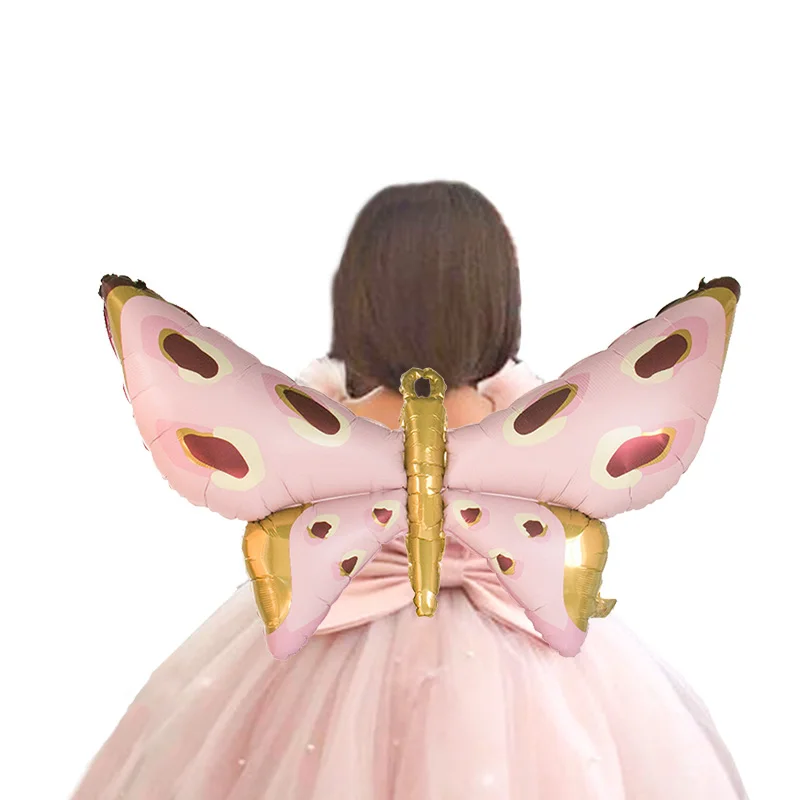 

3D Butterfly Balloon Children Outdoor Toys Large Butterfly Wings Foil Balloons Angel Wings Baloon for Birthday Event Party Decor