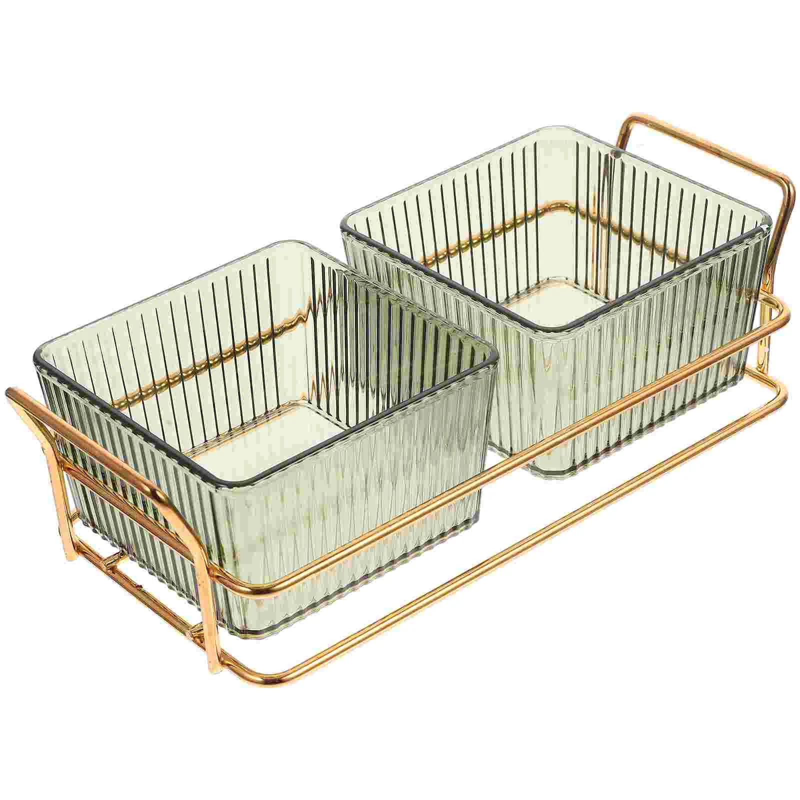 

Snack Plate Nut Tray Appetizer Serving Tray Metal Rack Divided Serving Tray Acrylic Serveware Entertaining Fruit Platter Child