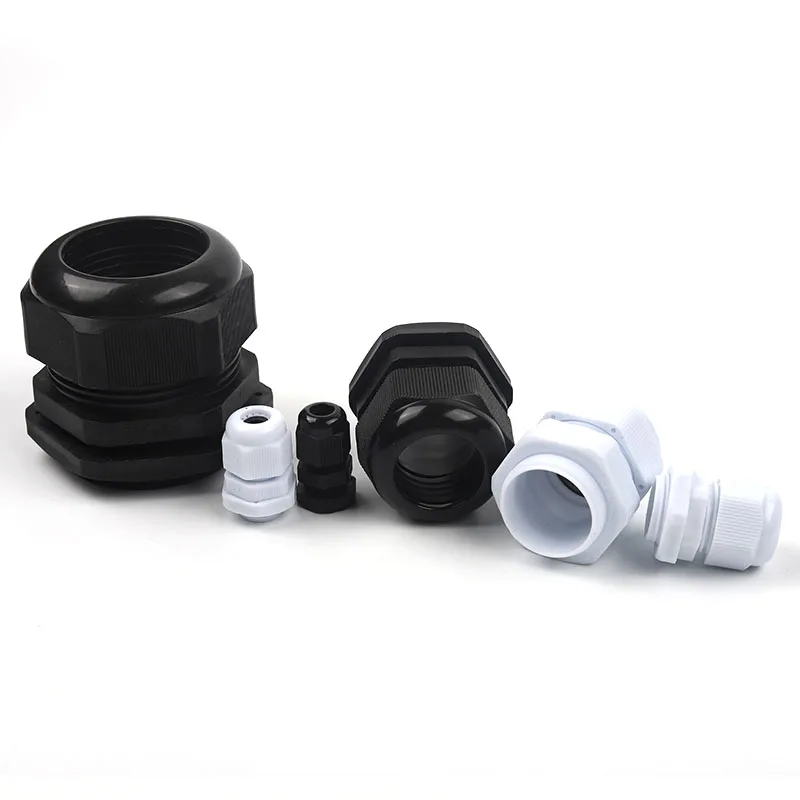 1 шт. пластиковый нейлоновый соединитель PG7 PG9 PG11 PG13.5 PG16 PG19 PG21 PG25 водонепроницаемый