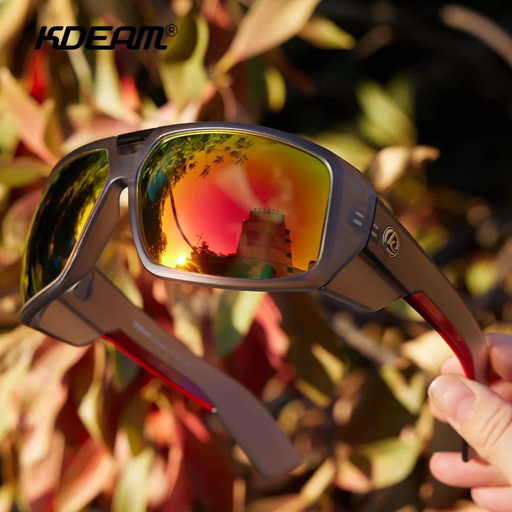 KDEAM новый индивидуальный дизайн поляризационные солнцезащитные очки модные