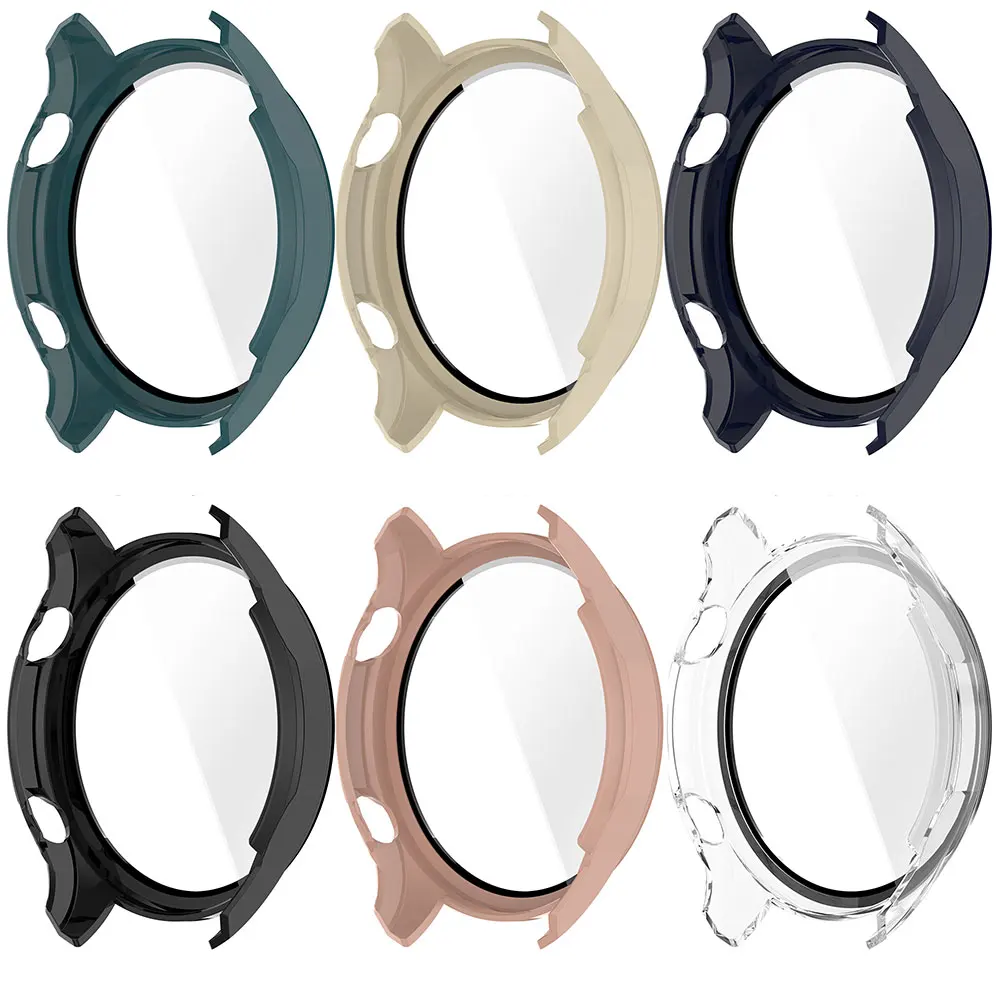 Фото Чехол для ПК + защитное стекло для Honor Watch5 Pro, защитная пленка для экрана с рамкой из стеклянной пленки для Honor Watch 5 Pro, чехлы для часов №4