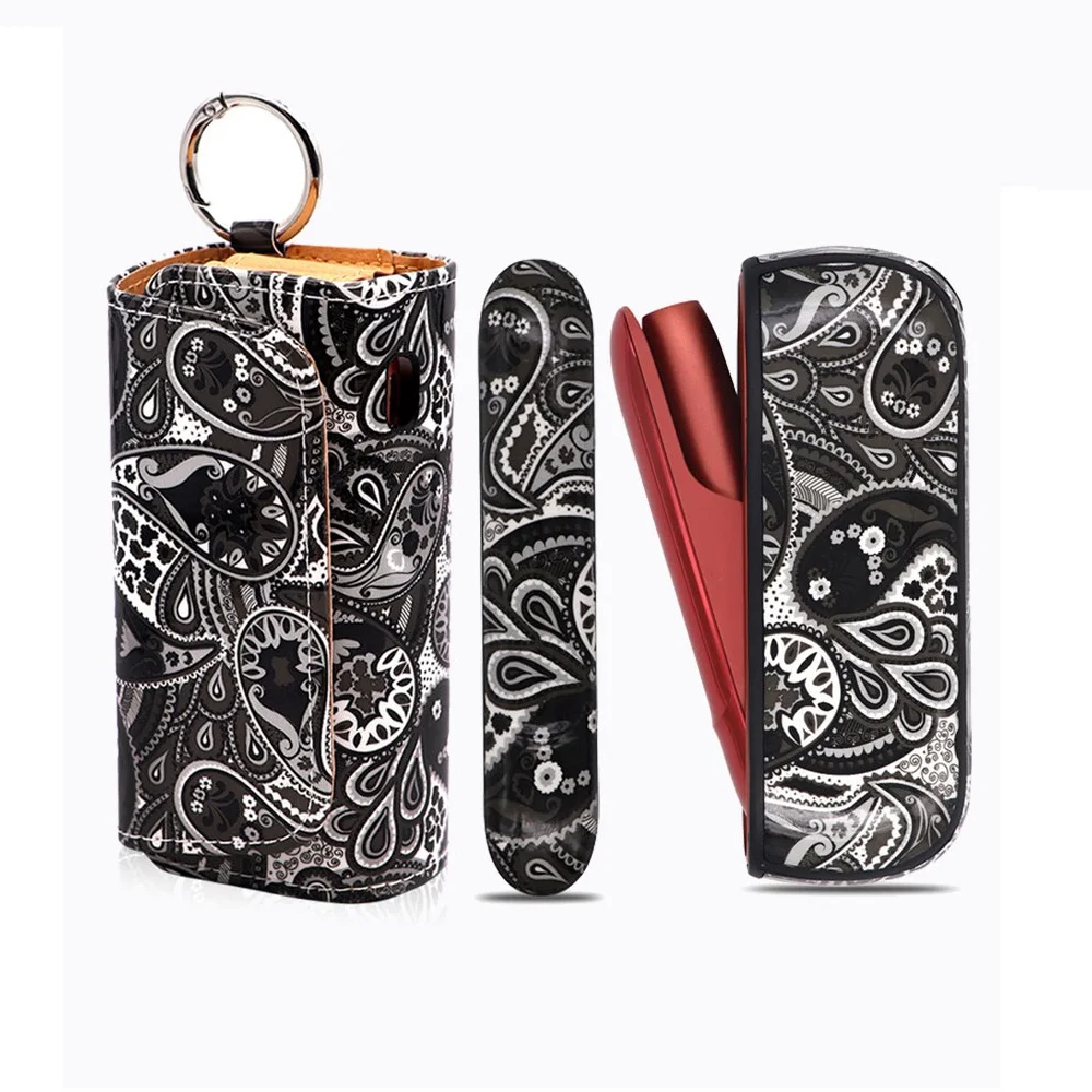 

Чехол + 1 сумка + 1 Боковая крышка для IQOS 3 Duo, аксессуары для украшения, чехол для IQOS с ватными палочками, поглощающая масляную прокладку, 1 шт.