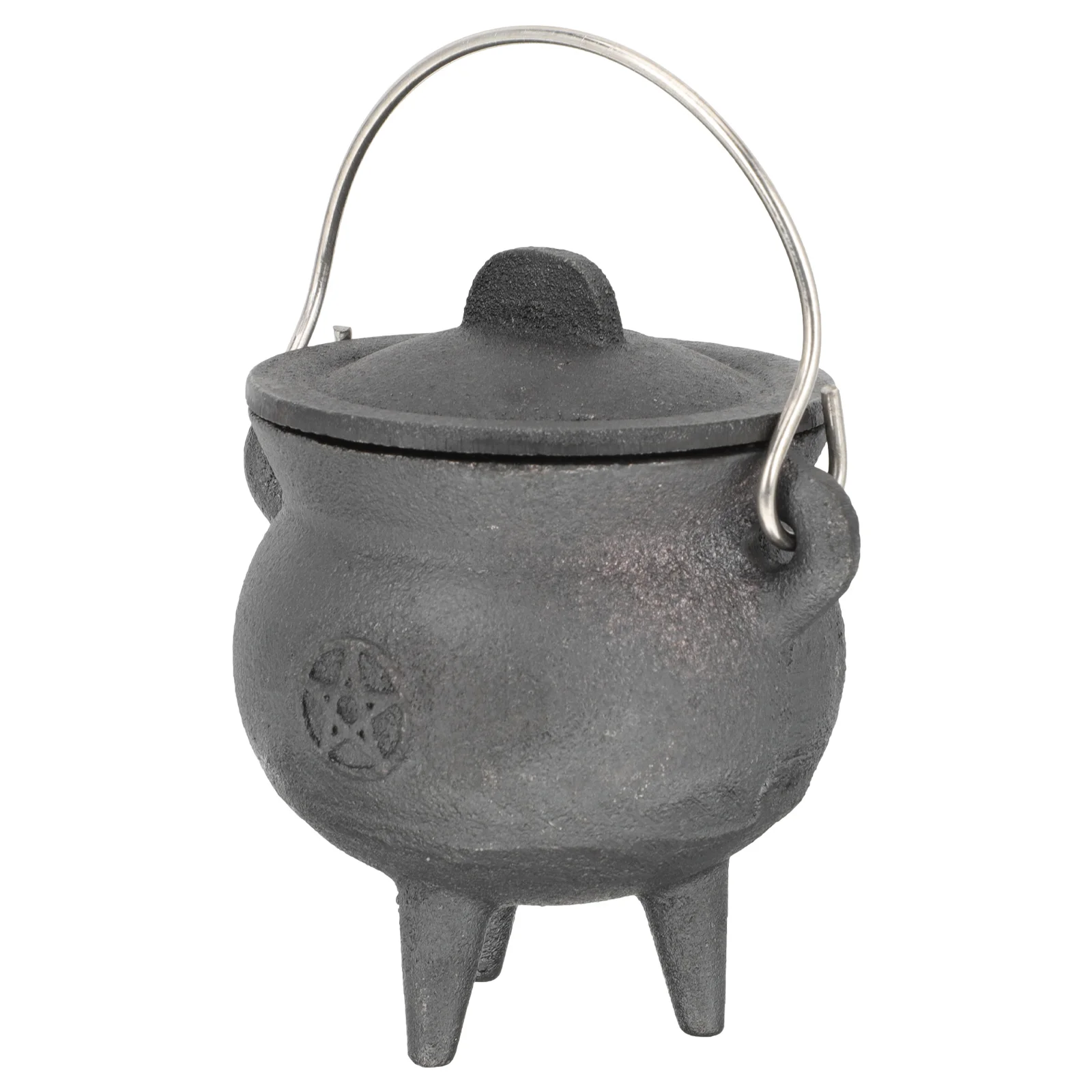 

Witch's Cauldron Tabletop Pot Offering Decorative Pots Party Tricky Desktop Ornament Iron Figurine Halloween Toys
