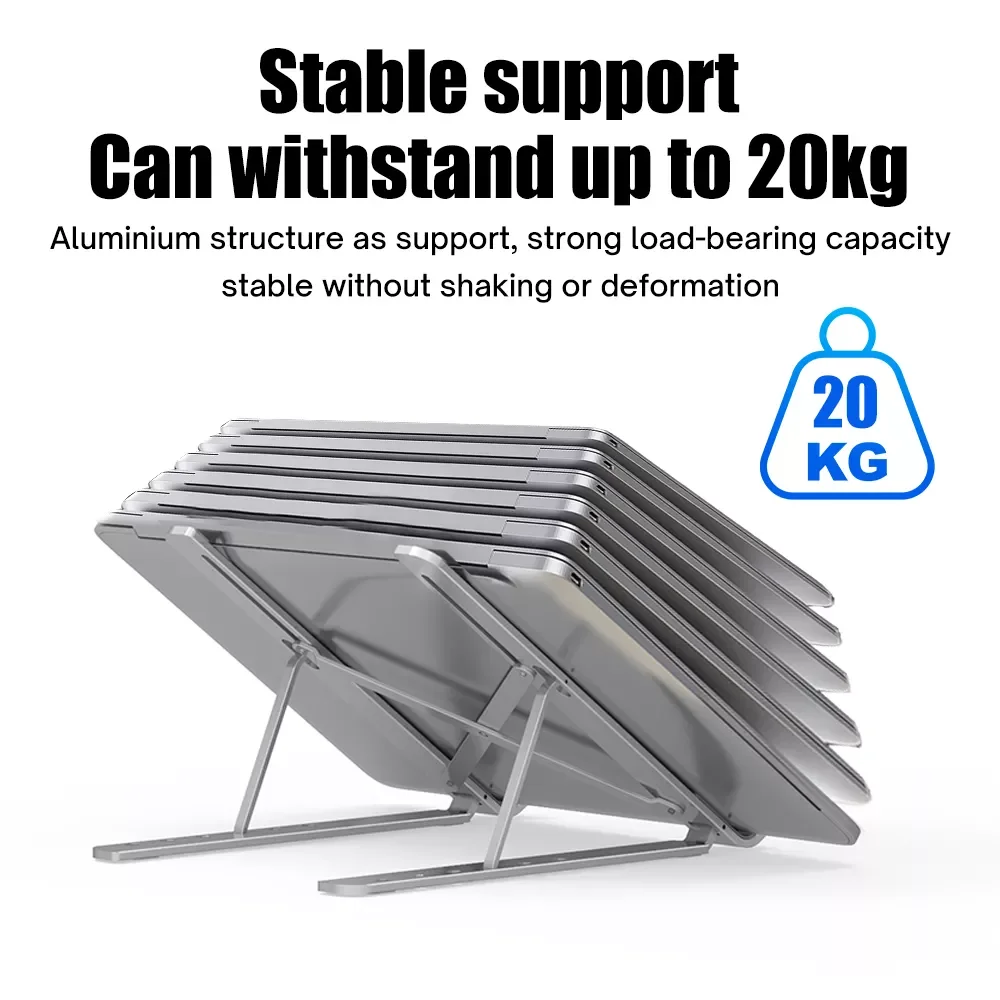 

Free shipping Laptop Stand With Cooling Fan Portable Heat Dissipation Cooler For MacBook Air Pro Desktop Stand Notebook Holder