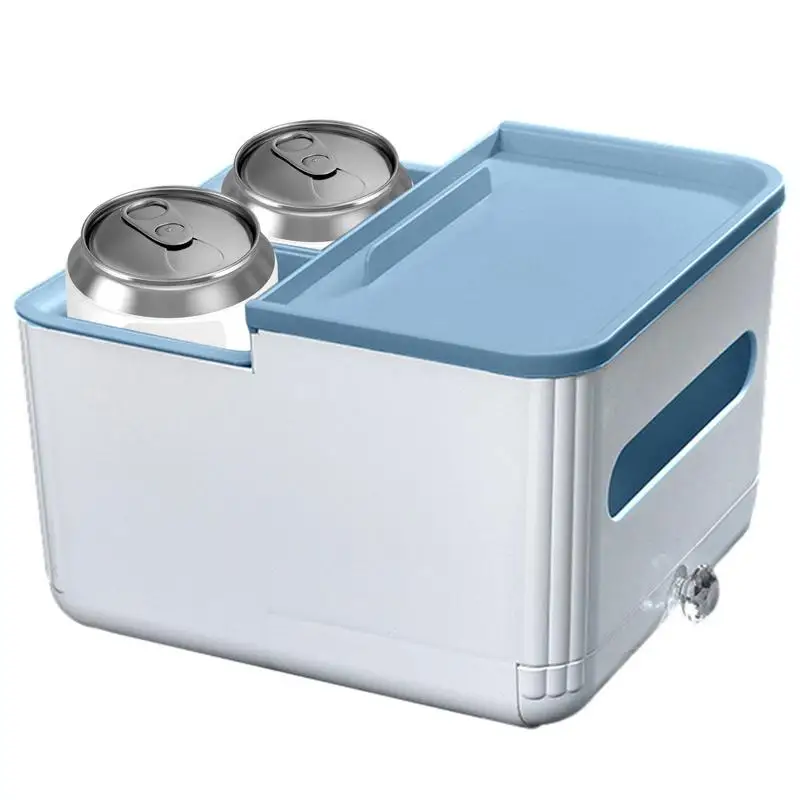 

Car Armrest Storage Box Universal Center Console Storage Box Car Seat Organizer DIY Car Seat Storage Tissue Box Cup Holder For