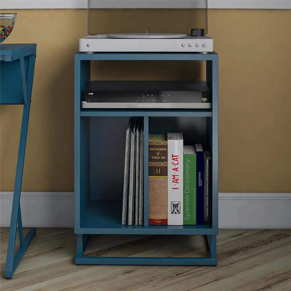 

Regal Turntable Stand / End Table, Blue