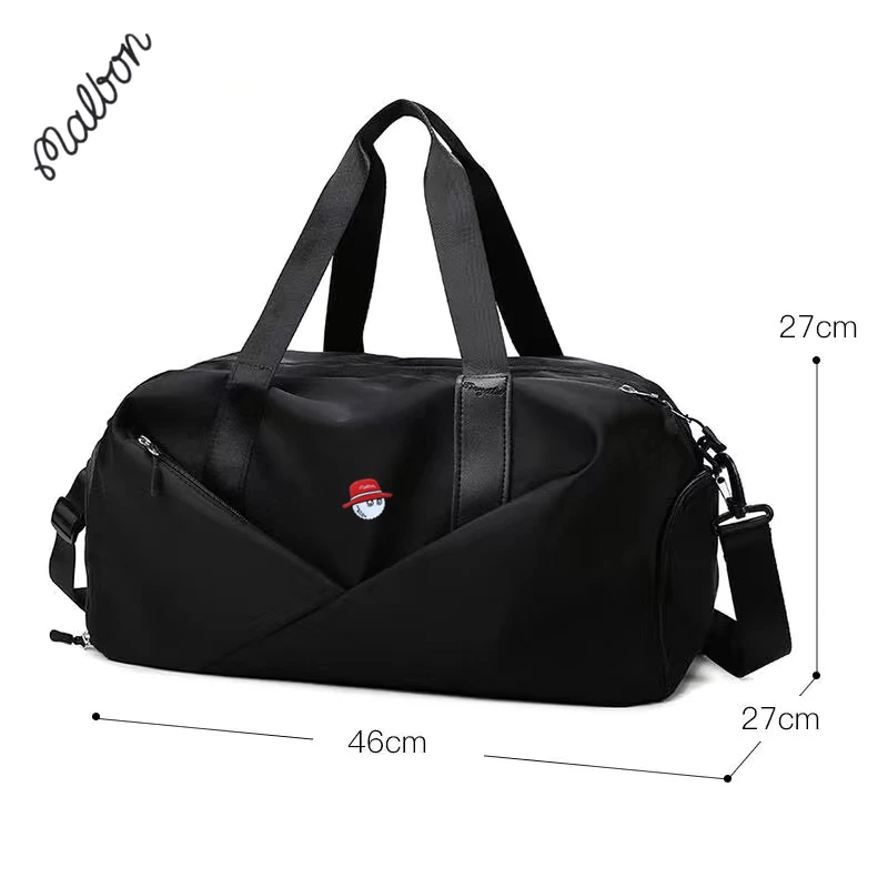 

Golf Bag Malbon Golf 2022 The New Women's Golf Wear Horse Golf Bag Golf Wear Men Sports Bags High Capacity Handbag Boston Bag