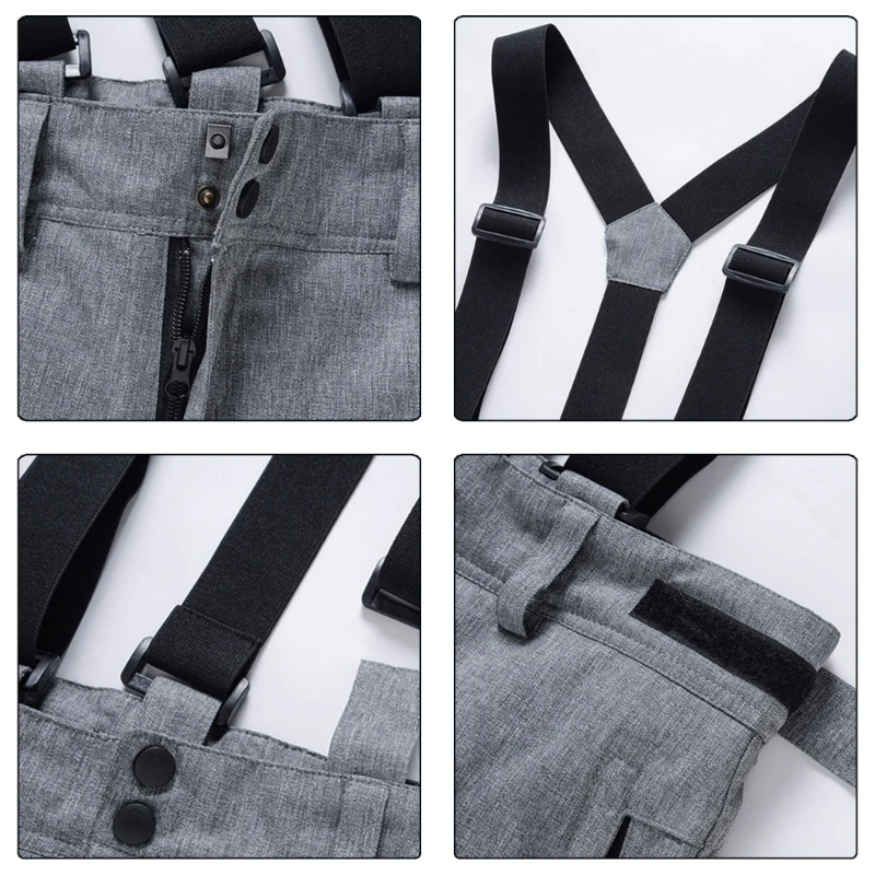 Зимние теплые лыжные штаны для мужчин и женщин походы на сноуборде