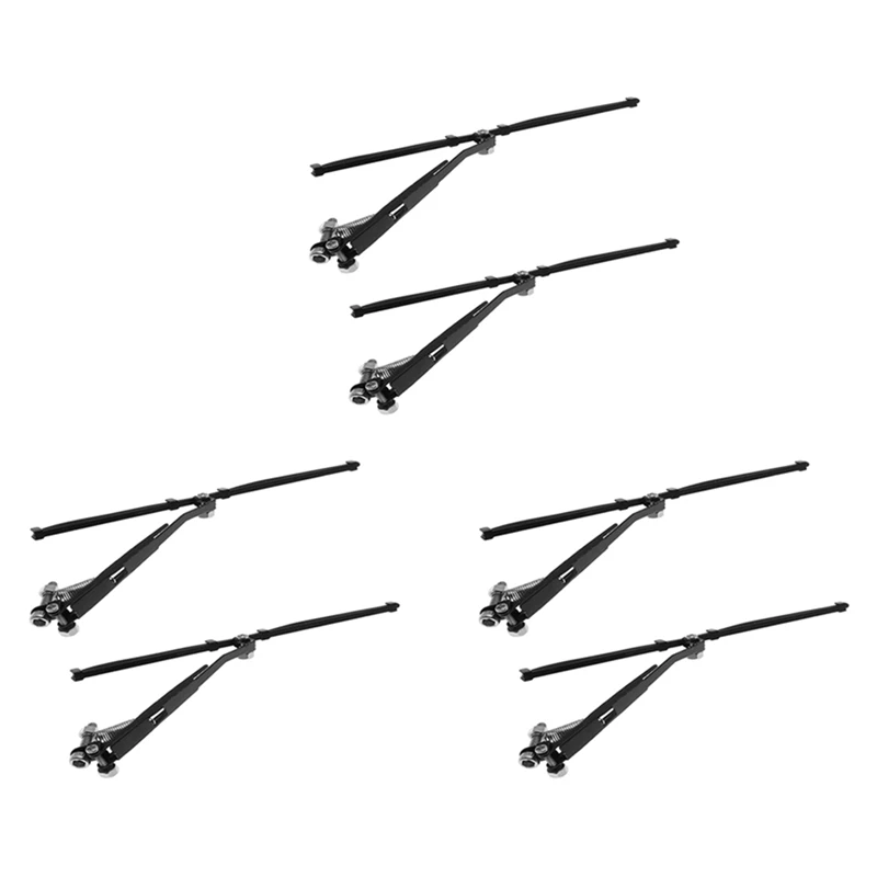 

3X Metal Windshield Wiper For 1/10 RC Crawler Car AXIAL SCX10 JEEP Cherokee TRAXXAS TRX4 Defender Bronco G500 Parts