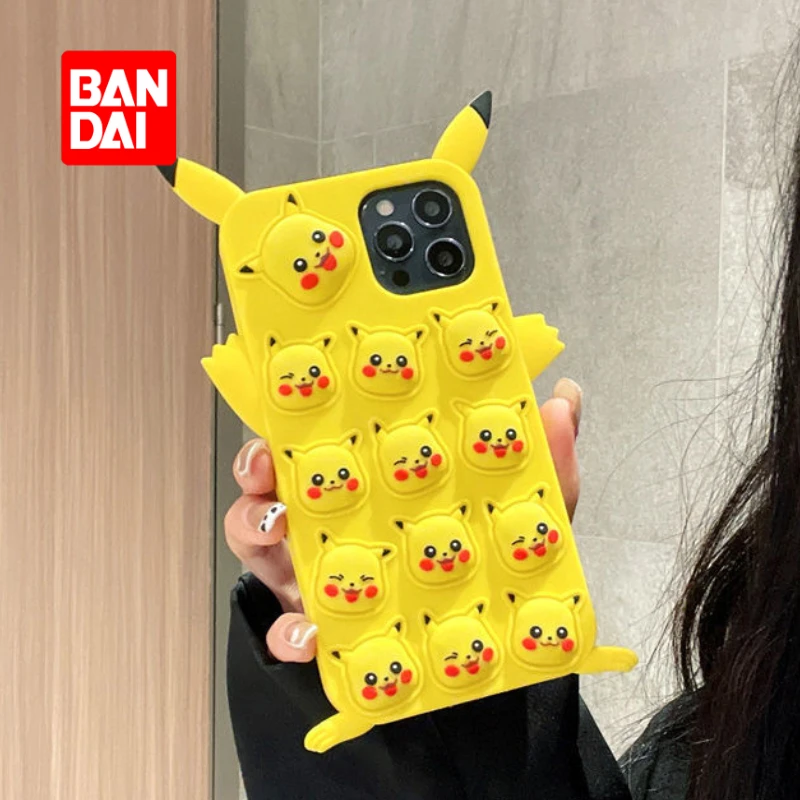 

Bandai Disney 3D Decompress Phone Case for IPhone 13Pro 12 12Pro 11 Pro X XS Max XR 7 8 Plus Cartoon Covers Kawaii Soft Fundas
