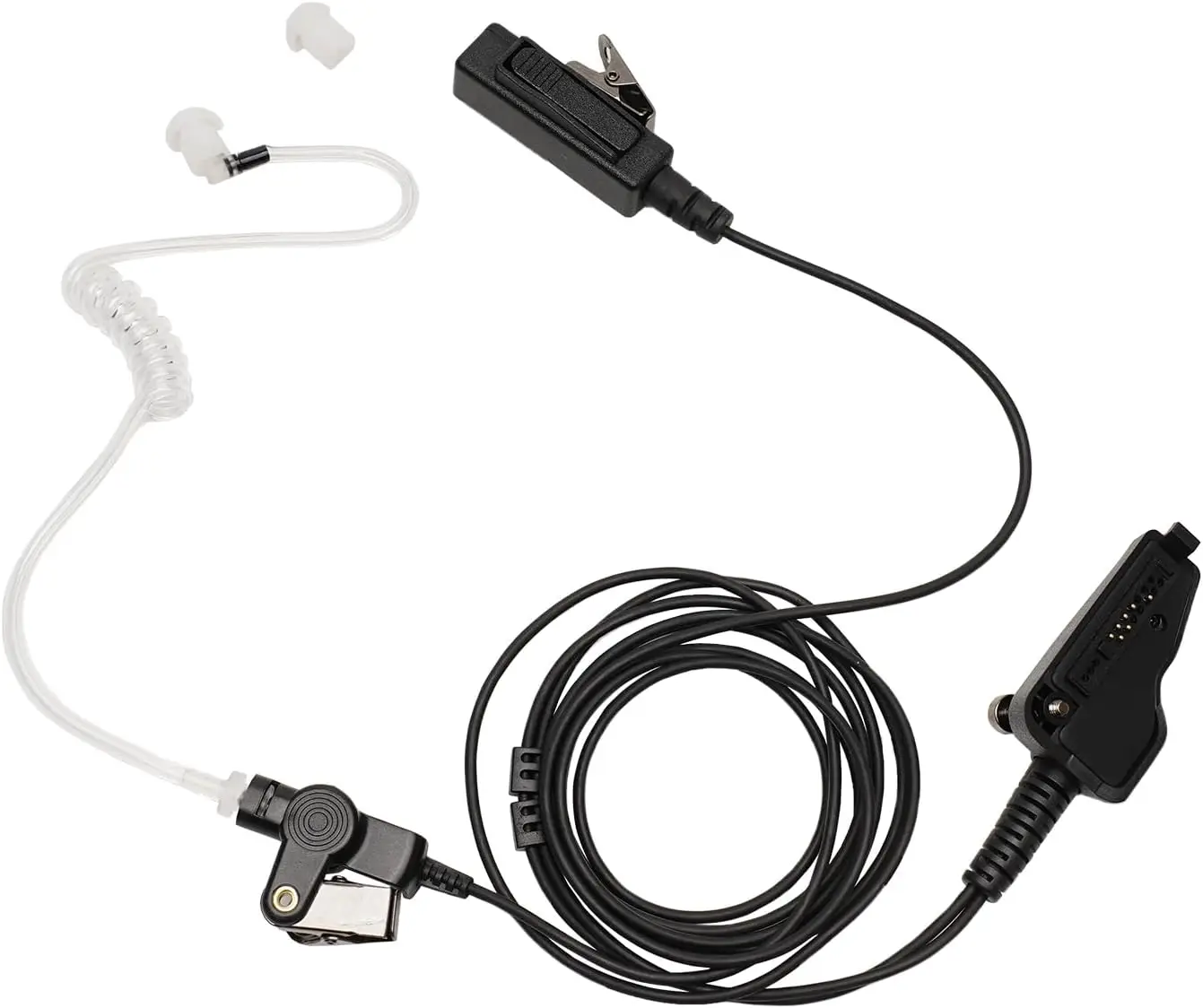 Фото Гарнитура с микрофоном и кнопкой PTT, совместимая с Kenwood NX-200 NX-300 NX-210 NX-3300 TK-3180 NX5200 TK-5300 NX-5400 K2 TK-280 TK29 №2