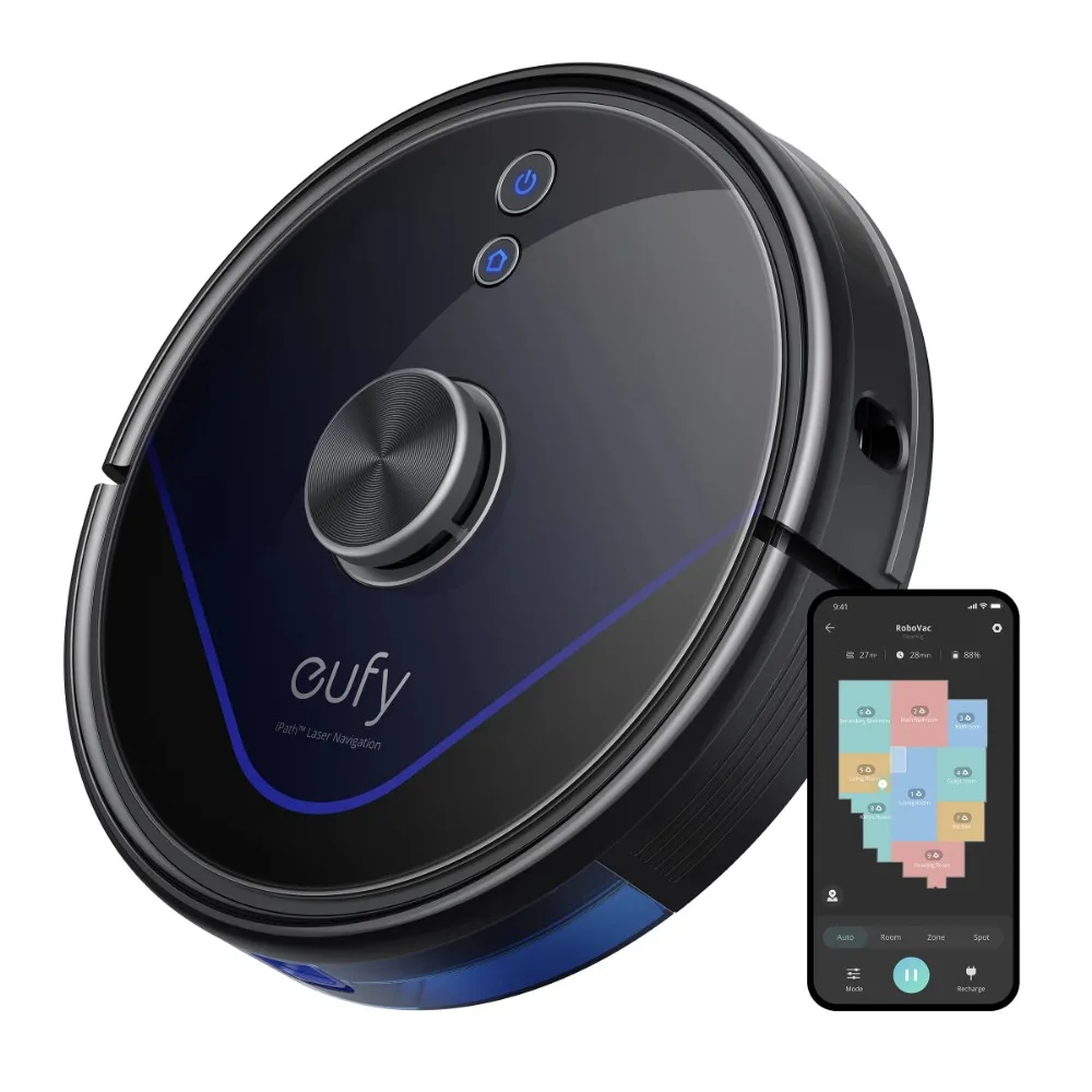 

Eufy RoboVac LR20 Robot Vacuum, Laser Navigation for Effortlessly Precise Cleaning, 3000Pa Superior Suction Power