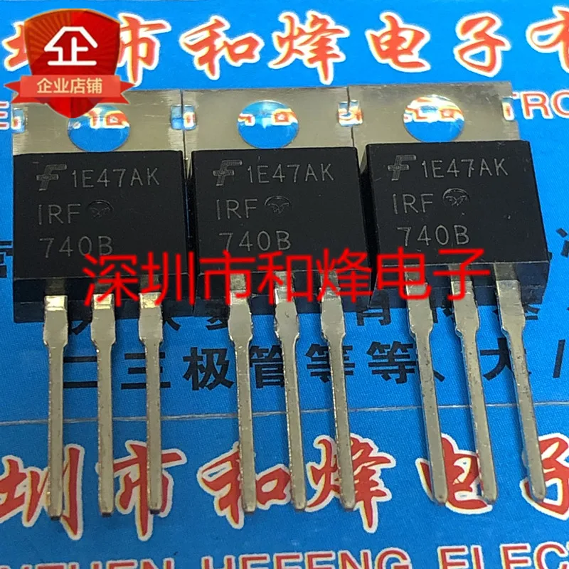 

5 шт.-10 шт., IRF740B TO-220, 400 В, 10 А, новый и оригинальный НА СКЛАДЕ