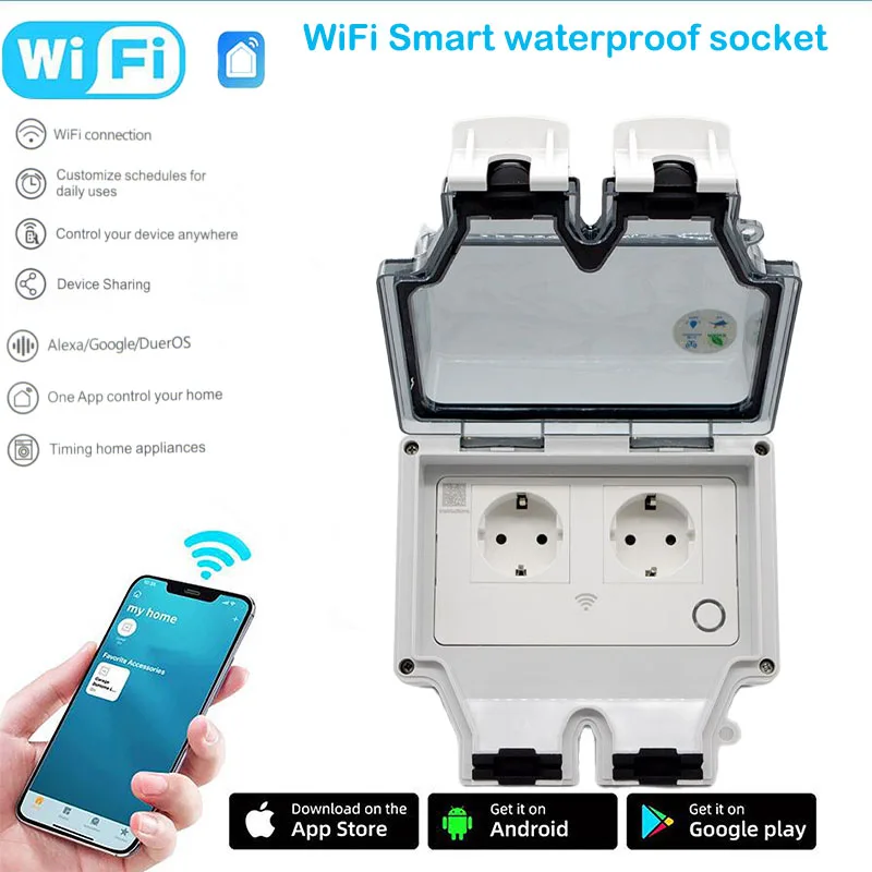 

Умная розетка GONGFENG 16A IP66