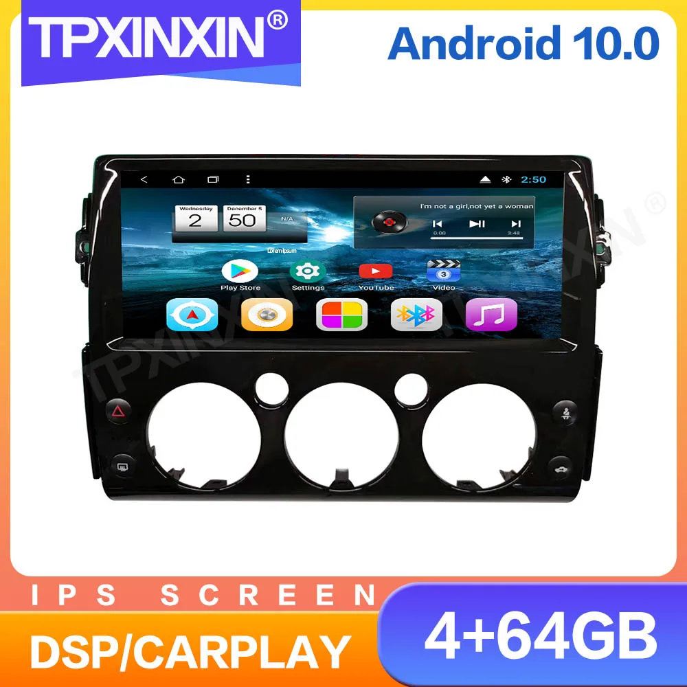 

2din 12.3" CarPlay Android Auto Car Radio GPS For Toyota FJ Cruiser J15 2006 - 2020 AutoRadio Multimedia Player Stereo Navi Unit