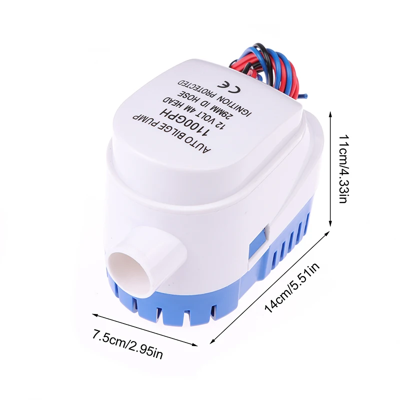 

Автоматический погружной насос N2HAO 12В 1100 Гал/ч