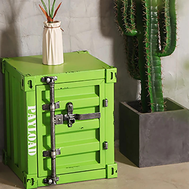 

Роскошный винтажный боковой журнальный столик на заказ с промышленной тематикой, прикроватный столик, табурет, барная мебель для дома