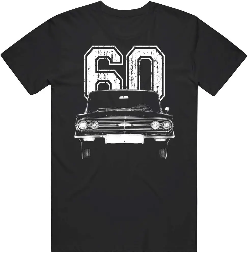 Футболка Chevy El Camino с видом на переднюю решетку 1960 года