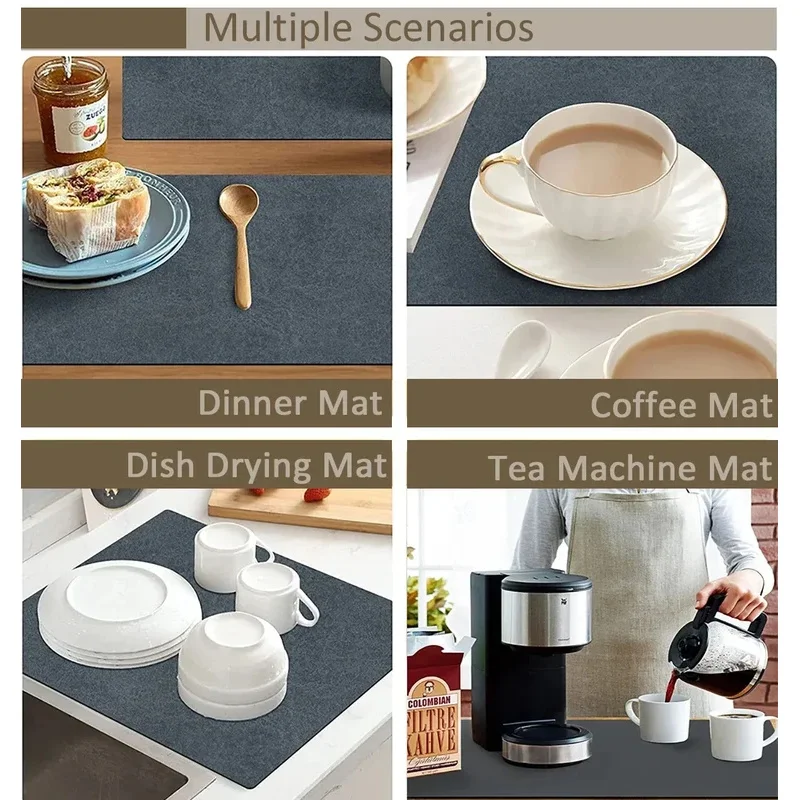 VIKAMA Хэллоуин Мультфильм Тыква Ужас ПВХ Кофейный Коврик Кухонная Тарелка