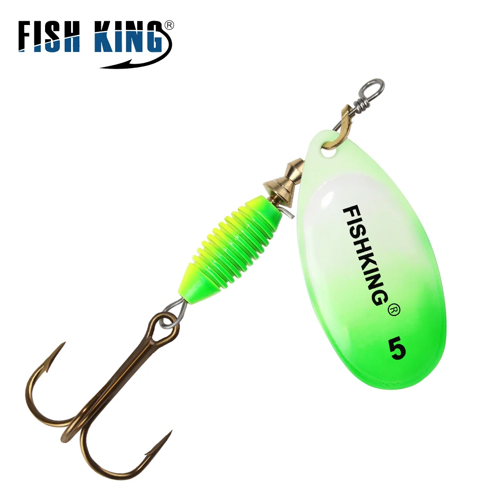 

Spinner Bait Fishing Lure 1Piece Hard Metal Artificial Bait Bass Pike 4-14g Treble Sharp High Carbon Steel Hooks Fishing Tackle