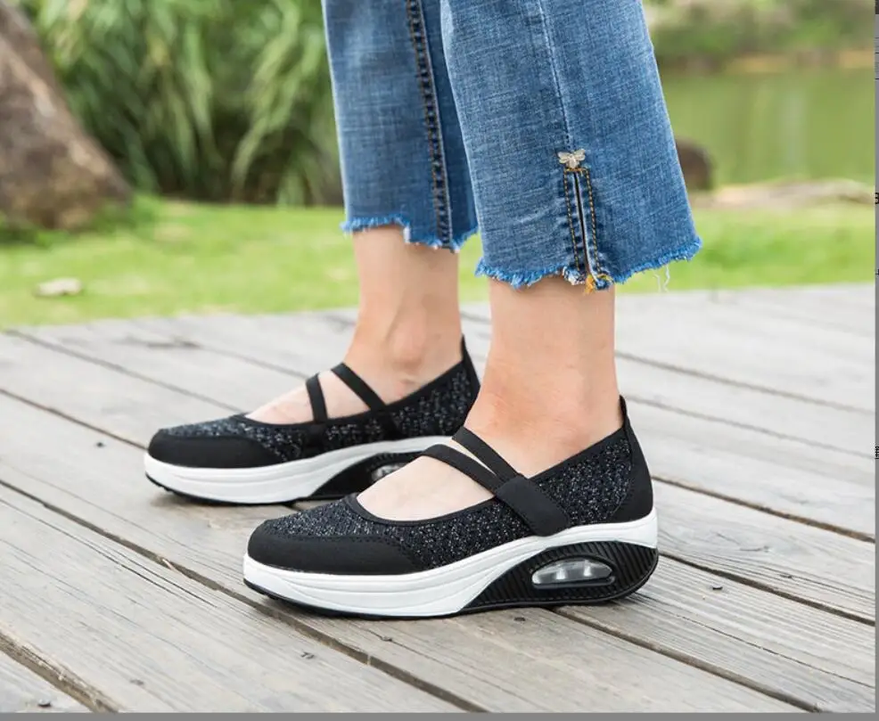 Fashion New Women Flats Shoes Spring Summer Ladies Mesh Flat Shoes Women Soft Breathable Sneakers Women Casual Shoes Large size